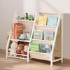 image:imageVEVOR 3Tier Kids Bookshelf Toy Storage Organizer for Toddler Book Shelf for Kids Rooms with Sling Book Rack and Storage Bag Kids Storage Book Shelves for Kids Room Playroom Kindergarten NurseryKids Bookshelf with Toy Storage