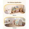 image:imageVEVOR 3Tier Kids Bookshelf Toy Storage Organizer for Toddler Book Shelf for Kids Rooms with Sling Book Rack and Storage Bag Kids Storage Book Shelves for Kids Room Playroom Kindergarten NurseryKids Bookshelf with Toy Storage