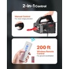 image:imageVEVOR 3in1 Electric Hoist Winch 1100 lbs Capacity 1500W Portable Electric Power Winch 25 ft Lifting Height 164 ftmin with Manual Wired amp Wireless Remote Control for Factory Warehouss GarageBlack