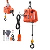 image:imageVEVOR 3in1 Electric Hoist Winch 1100 lbs Capacity 1500W Portable Electric Power Winch 25 ft Lifting Height 164 ftmin with Manual Wired amp Wireless Remote Control for Factory Warehouss GarageOrange