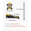 image:imageVEVOR 4 Ton Low Profile HeavyDuty Steel Racing Floor Jack with Dual Pistons Quick Lift Pump Lifting Range 394209825T