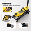 image:imageVEVOR 4 Ton Low Profile HeavyDuty Steel Racing Floor Jack with Dual Pistons Quick Lift Pump Lifting Range 39420982T
