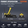 image:imageVEVOR 4 Ton Low Profile HeavyDuty Steel Racing Floor Jack with Dual Pistons Quick Lift Pump Lifting Range 39420984T