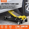 image:imageVEVOR 4 Ton Low Profile HeavyDuty Steel Racing Floor Jack with Dual Pistons Quick Lift Pump Lifting Range 39420984T