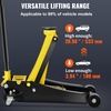 image:imageVEVOR 4 Ton Low Profile HeavyDuty Steel Racing Floor Jack with Dual Pistons Quick Lift Pump Lifting Range 39420984T