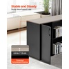 image:imageVEVOR 63 LShaped Executive Desk Large Office Desk with Drawers File Storage Cabinet Detachable 350 LBS Load Capacity Corner Table Easy Assembly Business Furniture Workstation for Home Office7153