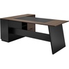 image:imageVEVOR 63 LShaped Executive Desk Large Office Desk with Drawers File Storage Cabinet Detachable 350 LBS Load Capacity Corner Table Easy Assembly Business Furniture Workstation for Home Office787 x 315 x 297 inches