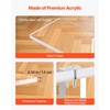 image:imageVEVOR Acrylic Narrow Console Table for Entryway Clear Skinny Entry Side Table 2Tier Modern Transparent Sofa End Table Square Legs for Hallway Foyer Living Room 76 D x 394 W x 315 H