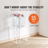 image:imageVEVOR Acrylic Side Table Set of 2 Clear End Table 18mm Thicker 18 H Modern Nightstand Used in Living Room amp Bedroom Bathroom Home Decor for Drink Coffee Snack OnePiece No Assembly RequiredSide Table Set 2