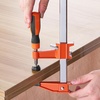 image:imageVEVOR Bar Clamps for Woodworking 2Pack 6 inch and 2Pack 12 inch Lockable FClamp with 600 lbs Load Limit 212 inch Depth Cast Iron and Carbon Steel Wood Clamps for Woodworking Metal WorkingMediumDuty