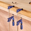 image:imageVEVOR Bar Clamps for Woodworking 2Pack 6 inch and 2Pack 12 inch Lockable FClamp with 600 lbs Load Limit 212 inch Depth Cast Iron and Carbon Steel Wood Clamps for Woodworking Metal WorkingMediumDuty