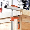 image:imageVEVOR Bar Clamps for Woodworking 2Pack 6 inch and 2Pack 12 inch Lockable FClamp with 600 lbs Load Limit 212 inch Depth Cast Iron and Carbon Steel Wood Clamps for Woodworking Metal WorkingMediumDuty
