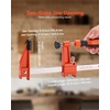 image:imageVEVOR Bar Clamps for Woodworking 2Pack 6 inch and 2Pack 12 inch Lockable FClamp with 600 lbs Load Limit 212 inch Depth Cast Iron and Carbon Steel Wood Clamps for Woodworking Metal WorkingMediumDuty
