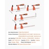 image:imageVEVOR Bar Clamps for Woodworking 2Pack 6 inch and 2Pack 12 inch Lockable FClamp with 600 lbs Load Limit 212 inch Depth Cast Iron and Carbon Steel Wood Clamps for Woodworking Metal WorkingMediumDuty