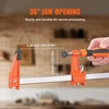 image:imageVEVOR Bar Clamps for Woodworking 2Pack 6 inch and 2Pack 12 inch Lockable FClamp with 600 lbs Load Limit 212 inch Depth Cast Iron and Carbon Steel Wood Clamps for Woodworking Metal WorkingMediumDuty