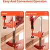 image:imageVEVOR Bar Clamps for Woodworking 2Pack 6 inch and 2Pack 12 inch Lockable FClamp with 600 lbs Load Limit 212 inch Depth Cast Iron and Carbon Steel Wood Clamps for Woodworking Metal WorkingMediumDuty