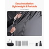 image:imageVEVOR Bike Storage Tent 5 Bikes Outdoor Spacious Bike Storage Tent with Ventilated Window Waterproof FanShaped Bike Tent with High Strength Fiberglass amp Dual Zippers Fit for BicycleBlack Cabinshaped  XXL for 45 Bikes