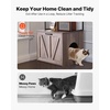 image:imageVEVOR Cat Litter Box Enclosure Furniture 276 in Hidden Litter Box Cabinet with Metal Legs amp Handle Modern Style Cat Washroom House End Table Fit Most of Litterbox for Bedroom Living RoomGrey
