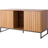 image:imageVEVOR Cat Litter Box Enclosure Furniture 276 in Hidden Litter Box Cabinet with Metal Legs amp Handle Modern Style Cat Washroom House End Table Fit Most of Litterbox for Bedroom Living RoomNatural wood colour
