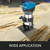 image:imageVEVOR Compact Router 125HP With Fixed Base Plunge Base and Tilt Base Variable Speed Wood Router Kit Max Torque 30000RPM For Woodworking amp Furniture Manufacturingw Fixed Base  Plunge Base and Tilt Base