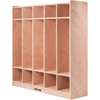 image:imageVEVOR Cubby Mobile Tray Storage Cabinet 20Compartment Cubby Storage Shelf Cubby Storage Cabinet 4 x 5 Classroom Cubbies Classroom Furniture for Home Daycare and Preschool Natural5Section