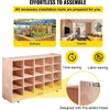 image:imageVEVOR Cubby Mobile Tray Storage Cabinet 20Compartment Cubby Storage Shelf Cubby Storage Cabinet 4 x 5 Classroom Cubbies Classroom Furniture for Home Daycare and Preschool Natural20Section