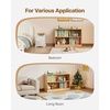 image:imageVEVOR Cubby Mobile Tray Storage Cabinet 5Compartment Cubby Storage Shelf Cubby Storage Cabinet 2Shelf Classroom Cubbies Classroom Furniture for Home Daycare and Preschool Natural2 Cubby