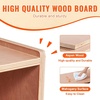 image:imageVEVOR Cubby Mobile Tray Storage Cabinet 5Compartment Cubby Storage Shelf Cubby Storage Cabinet 2Shelf Classroom Cubbies Classroom Furniture for Home Daycare and Preschool Natural5 Cubby