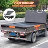image:imageVEVOR Dump Truck Mesh Tarp 7 x 22 ft PVC Coated Black Heavy Duty Cover with 55 18oz Double Pocket Brass Grommets Reinforced Double Needle Stitch Webbing Fits Manual or Electric Dump Truck System7 x 22