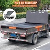 image:imageVEVOR Dump Truck Mesh Tarp 7 x 22 ft PVC Coated Black Heavy Duty Cover with 55 18oz Double Pocket Brass Grommets Reinforced Double Needle Stitch Webbing Fits Manual or Electric Dump Truck System75 x 18