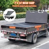 image:imageVEVOR Dump Truck Mesh Tarp 7 x 22 ft PVC Coated Black Heavy Duty Cover with 55 18oz Double Pocket Brass Grommets Reinforced Double Needle Stitch Webbing Fits Manual or Electric Dump Truck System7 x 14