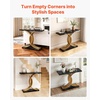 image:imageVEVOR Entryway Table 394 Inch Gold Console Table Narrow Console Table with Metal Frame Modern Console Sofa Table for Living Room Entryway HallwayBlack