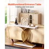 image:imageVEVOR Entryway Table 394 Inch Gold Console Table Narrow Console Table with Metal Frame Modern Console Sofa Table for Living Room Entryway HallwayWhite