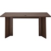 image:imageVEVOR Executive Desk 63 W x 315 D Large Office Desk Modern Computer Table Conference Meeting Room Table Business Furniture Enlarged Desktop for Home Office White and GoldWalnut