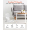 image:imageVEVOR Furniture Leveling Shims 30 PCS 197 x 116 x 022 inch NonSkid Clear Plastic Pads EasytoCut Furniture Leveler Ideal Shim Leveler for Couch Refrigerator Table Legs to Avoid Wobbling