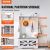 image:imageVEVOR Hall Tree Entryway Bench Coat Rack with Shoe Storage 32 Wide Mudroom Bench with Seating and Adjustable Shelves 5 Hanging Hooks and 4 Storage Drawers for Mudroom Entryway Hallway42 Width