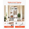 image:imageVEVOR Hall Tree with Bench and Shoe Storage 42 Wide Entryway Hall Tree with Bench Hanging Hooks Storage Shelves Adjustable Shoe Shelves Wooden Furniture for Mudroom Entryway Hallway White