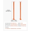 image:imageVEVOR House Floor Jacks 2 Pack 5393 Inch Height Range 18000 lbs Max Load Capacity Adjustable Support Beam Basement Jack Post Pole for Leveling Lift Steel Telescoping Post for Temporary Support5393