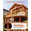 image:imageVEVOR House Floor Jacks 2 Pack 5393 Inch Height Range 18000 lbs Max Load Capacity Adjustable Support Beam Basement Jack Post Pole for Leveling Lift Steel Telescoping Post for Temporary Support1936