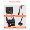 image:imageVEVOR Hunting Chair 360 Silent Swivel Foldable Portable Blind Chair HeavyDuty Steel Frame Ground Stool Seat with AntiSink Swivel Feet Height Adjustable 350 Lbs Capacity for Fishing CampingMild Waterproof