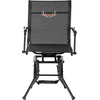 image:imageVEVOR Hunting Chair 360 Silent Swivel Foldable Portable Blind Chair HeavyDuty Steel Frame Ground Stool Seat with AntiSink Swivel Feet Height Adjustable 350 Lbs Capacity for Fishing CampingBreathable Fabric 300 lbs