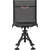 image:imageVEVOR Hunting Chair 360 Silent Swivel Foldable Portable Blind Chair HeavyDuty Steel Frame Ground Stool Seat with AntiSink Swivel Feet Height Adjustable 350 Lbs Capacity for Fishing CampingBreathable Fabric