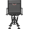 image:imageVEVOR Hunting Chair 360 Silent Swivel Foldable Portable Blind Chair HeavyDuty Steel Frame Ground Stool Seat with AntiSink Swivel Feet Height Adjustable 350 Lbs Capacity for Fishing CampingBreathable Fabric 350 lbs
