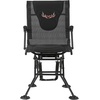 image:imageVEVOR Hunting Chair 360 Silent Swivel Foldable Portable Blind Chair HeavyDuty Steel Frame Ground Stool Seat with AntiSink Swivel Feet Height Adjustable 350 Lbs Capacity for Fishing CampingMild Waterproof
