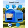 image:imageVEVOR Inflatable Paint Booth 3937 x 1640 x 1312 ft Inflatable Spray Booth with 950W1100W Blowers Air Filter System Triangular Roof for Painting Car Truck Furniture Automotive Sheet Metal10x85x85Ft