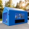 image:imageVEVOR Inflatable Paint Booth 3937 x 1640 x 1312 ft Inflatable Spray Booth with 950W1100W Blowers Air Filter System Triangular Roof for Painting Car Truck Furniture Automotive Sheet Metal13x10x9Ft