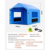 image:imageVEVOR Inflatable Paint Booth 3937 x 1640 x 1312 ft Inflatable Spray Booth with 950W1100W Blowers Air Filter System Triangular Roof for Painting Car Truck Furniture Automotive Sheet Metal13x10x9Ft