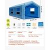image:imageVEVOR Inflatable Paint Booth 3937 x 1640 x 1312 ft Inflatable Spray Booth with 950W1100W Blowers Air Filter System Triangular Roof for Painting Car Truck Furniture Automotive Sheet Metal39x16x13Ft