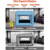image:imageVEVOR Inflatable Paint Booth 3937 x 1640 x 1312 ft Inflatable Spray Booth with 950W1100W Blowers Air Filter System Triangular Roof for Painting Car Truck Furniture Automotive Sheet Metal10x85x85Ft