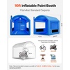 image:imageVEVOR Inflatable Paint Booth 3937 x 1640 x 1312 ft Inflatable Spray Booth with 950W1100W Blowers Air Filter System Triangular Roof for Painting Car Truck Furniture Automotive Sheet Metal10x85x85Ft